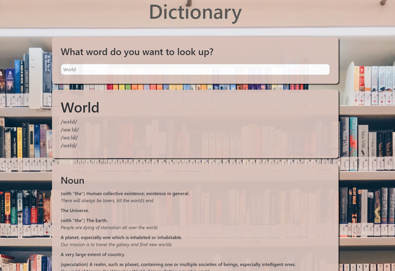 dictionary app